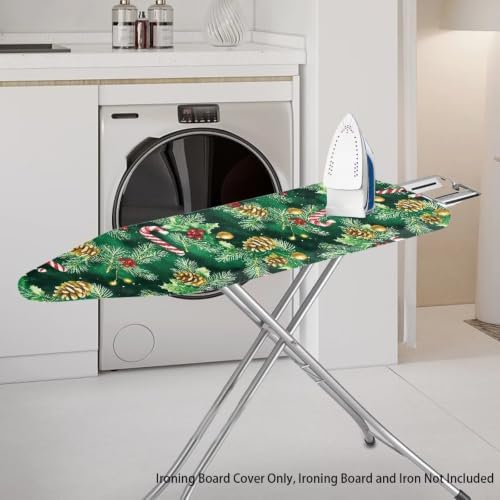 Flashideas Green Christmas Tree Ironing Board Cover and Pad 15x54 Inch Standard - Image 2