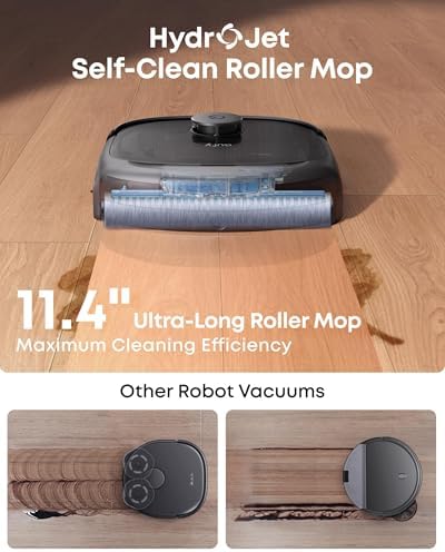 eufy E25 Robot Vacuum and Mop Combo, 000 Pa, HydroJet Roller Mop - Image 2