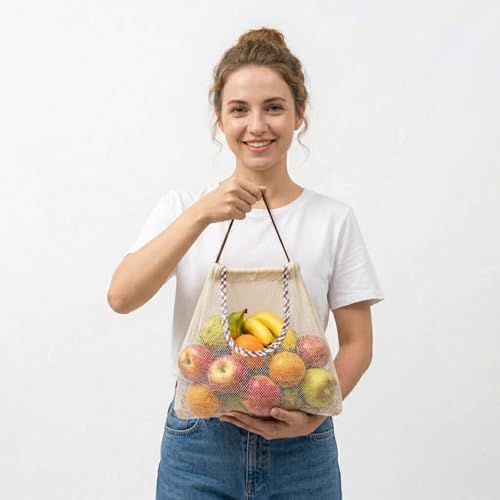Reusable Hanging Storage Mesh Bags, 2 Bags - Image 6