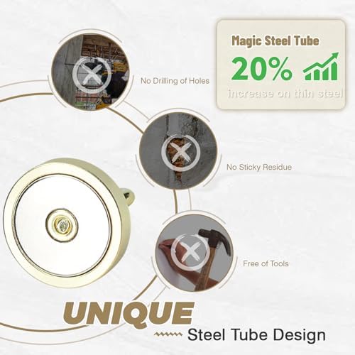 Neosmuk Magnetic Hooks Steel Tube Design - Image 2