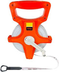 Harrier Hardware 55 Yard Open Reel Tape Measure Orange SAE Metric by HarrierHardware