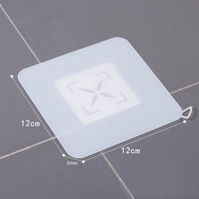 Silicone Tub Stopper Floor Drain Cover, 2 Pieces Sewer Anti-Odor Mat - Image 6