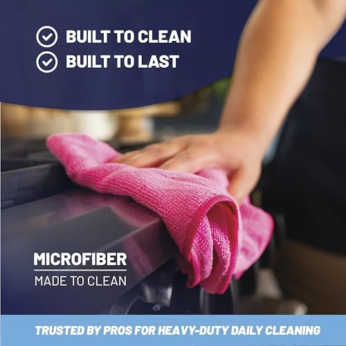 MW Pro Microfiber Cleaning Cloth | Black Gray | 12 Pack | 16” x 16” | All - Image 4