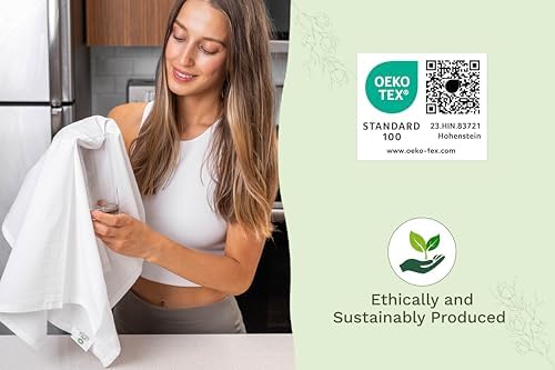 Organic Cotton Tea Towels for Embroidery - Image 3