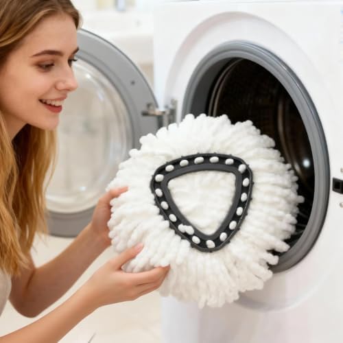 6 Pack Microfiber mop Head Replacements, Compatible - Image 5