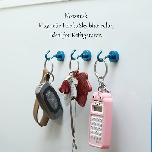 Neosmuk Magnetic Hooks for Cruise Cabins, 30lb Heavy Duty, Royal Blue, 6 Pack - Image 5