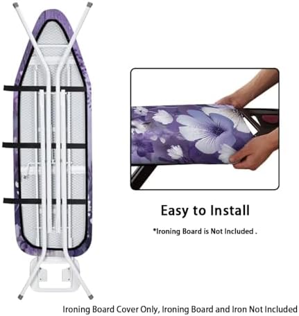 Flower Print Ironing Board Cover Protector Decorative Covers - Image 4