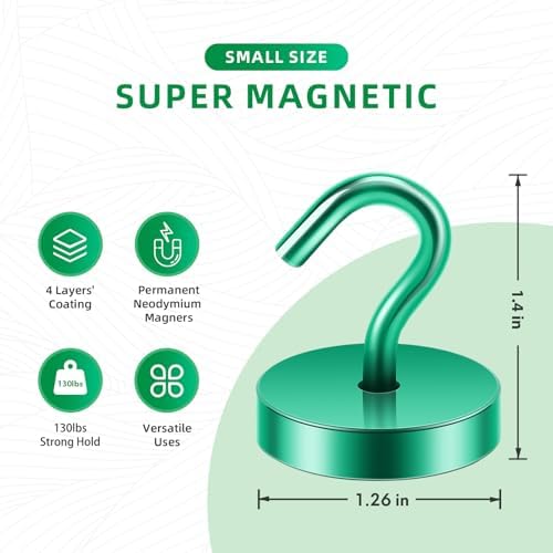 Neosmuk Magnetic Hooks Steel Tube Design - Image 4