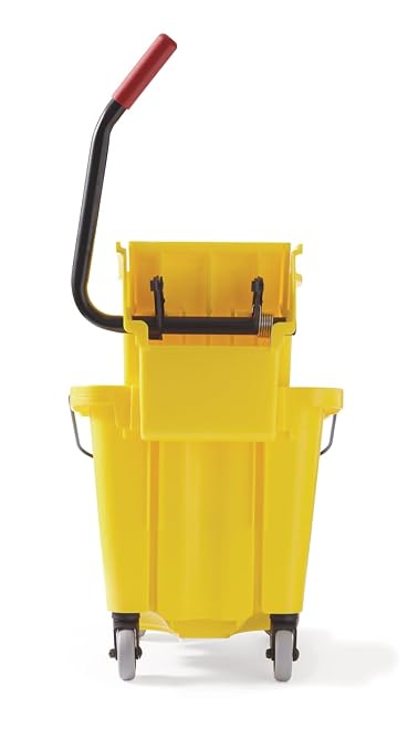 Rubbermaid Commercial Products WaveBrake 26 Qt. Side-Press Mop Bucket and - Image 4
