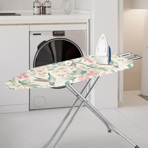 Floral Hummingbirds Ironing Board Cover and Pad Cover - Image 2