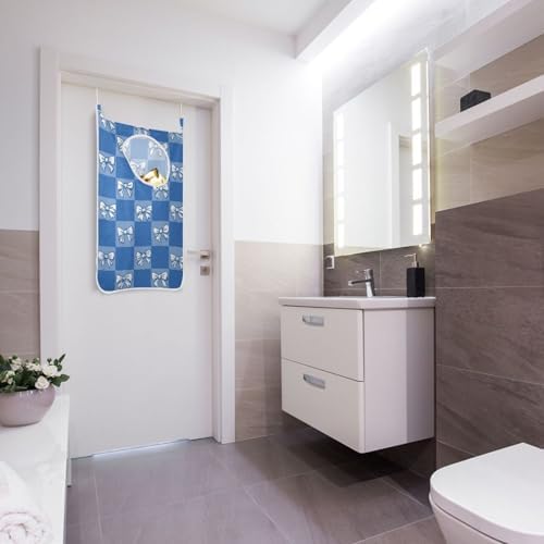 1PC Hanging Laundry Hamper Bag Over the Door Laundry Hamper Wall Hamper Large - Image 7