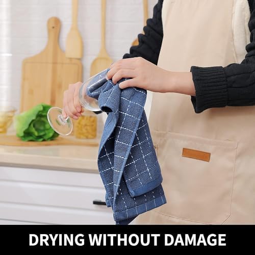 Homaxy 100% Cotton Terry Bulk Kitchen Towels, 10 Pack - Image 4