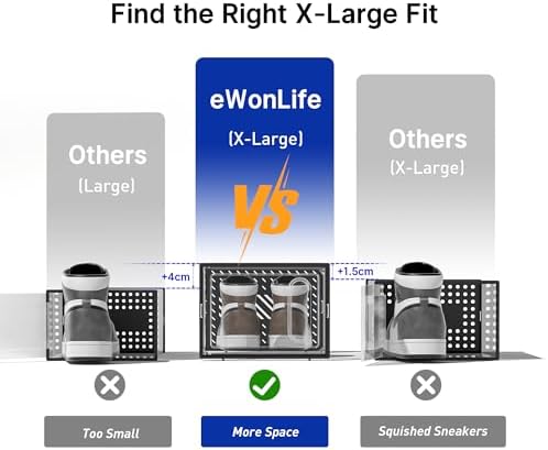 eWonLife X-Large Shoe Boxes - Image 3