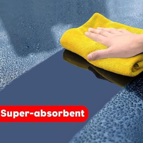 Premium 400 GSM Microfiber Cleaning Cloths, 12 Pack Ultra Absorbent Lint-Free - Image 3