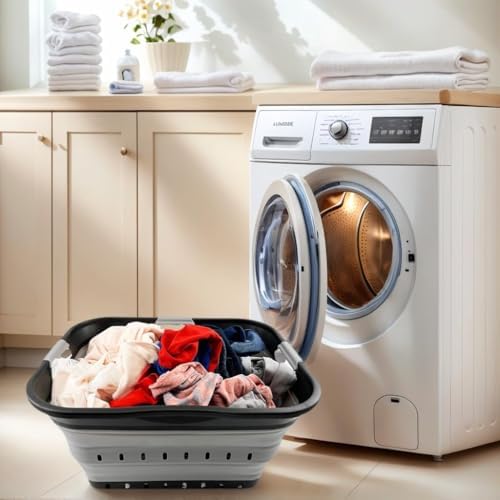 SAMMART 42L Collapsible Plastic Laundry Basket - Image 5