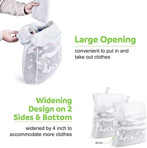 OTraki Large Mesh Laundry Bags 24x32 inch Hanging Delicates Mesh Laundry Bag - Image 4