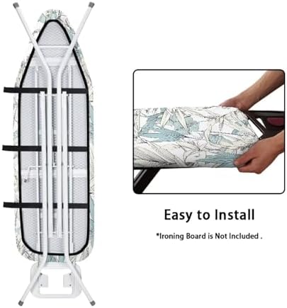 Bird of Paradise Ironing Board Cover 15 x 54 Inch, Tropical Leaf Standard - Image 4