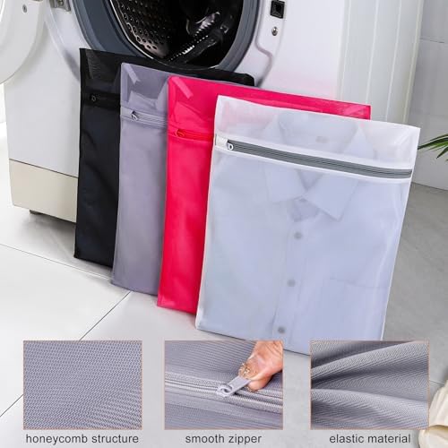 4 pack Mesh Laundry Bags, Mesh Wash Bags, Lingerie Bags - Image 7
