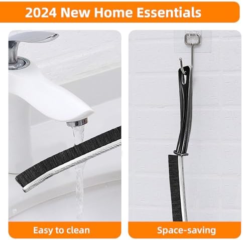 3Pcs Hard-bristled Crevice Cleaning Brush, Bathroom Cleaner Tools - Image 6