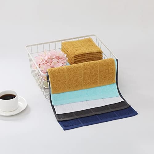 Glynniss Dish Rags for Washing Dishes, 100% Cotton Kitchen WashCloths - Image 6