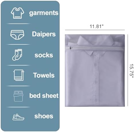 4 pack Mesh Laundry Bags, Mesh Wash Bags, Lingerie Bags - Image 6