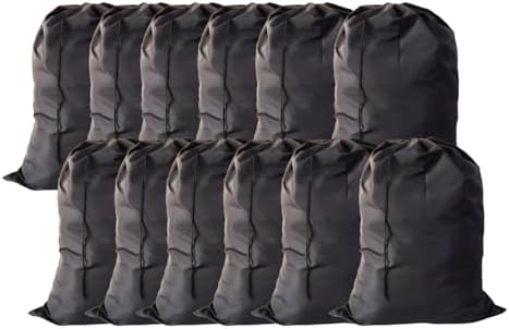 Extra Large Laundry Bag 30"x40" 12 Pack Black - Image 2