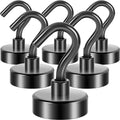 Neosmuk Magnetic Hooks for Cruise Cabins, 85lb+ Heavy Duty, 6 Pack by Neosmuk