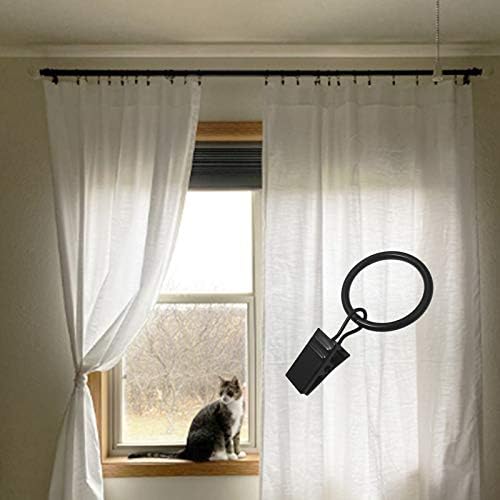 LLPJS 44 Pack Curtain Rings Hooks, Hanger Clips - Image 5