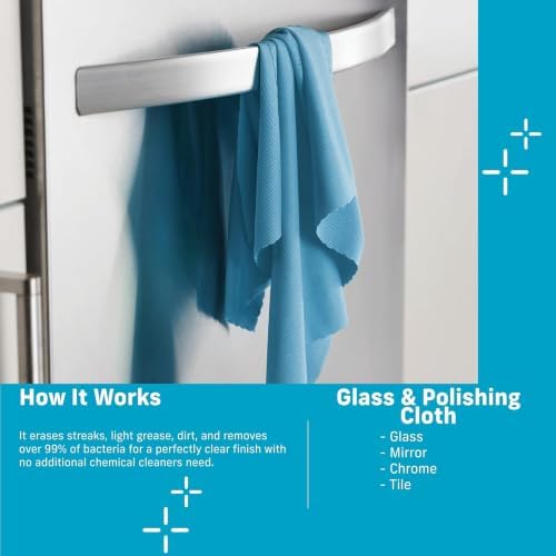 E-Cloth Glass & Polishing Cloths, Premium Microfiber Glass Cleaner, Glass and - Image 7