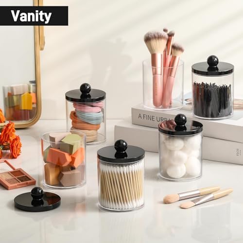 3 Pack Acrylic Qtip Holder Dispenser - Image 5