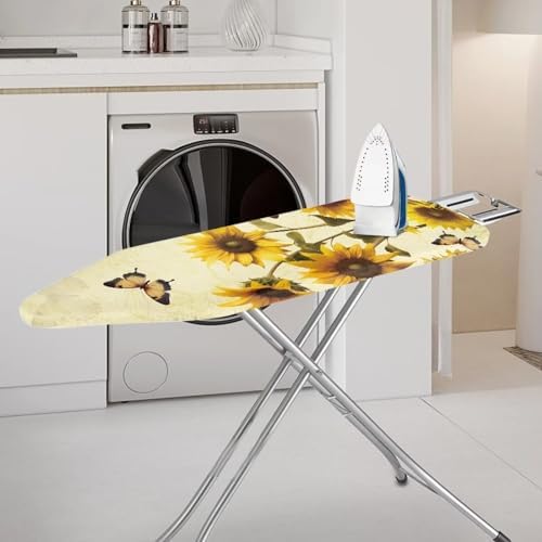 Sunflower Butterfly Ironing Board Cover and Pad- 52" x 13" Iron Board Cover - Image 2
