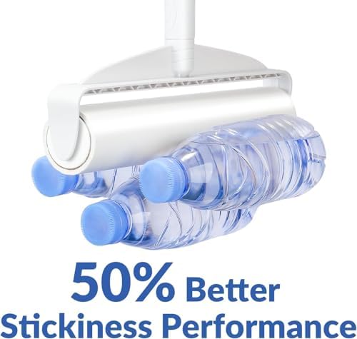 DELOMO 9.45” Large Lint Roller Refills, 2 Packs, 180 Extra Sticky Sheets - Image 4