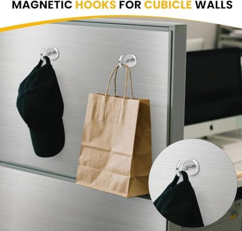 DIYMAG Magnetic Hooks, Strong Magents 10 Pack 85lbs - Image 4