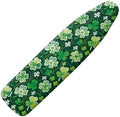 Green Shamrock Ironing Board Cover, 15 x 54 Applicable Standard Size Irish St. by Daulesho