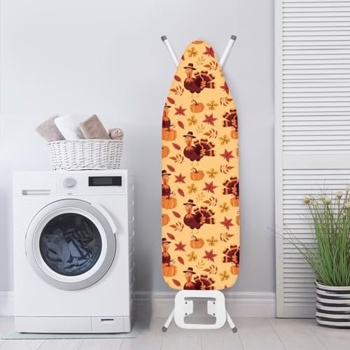 GLENLCWE Orange Thanksgiving Print Ironing Board Cover - Image 4