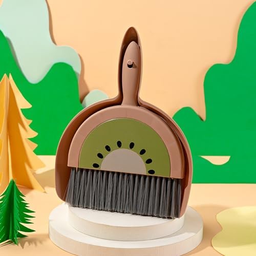 Mini Dustpan and Brush Set, Mini Household Lightweight Small Broom and Dustpan - Image 3