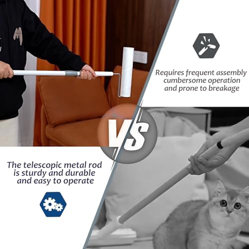 9.45'' Large Lint Rollers for Pet Hair Extra Sticky, Long Handled Lint Roller - Image 5