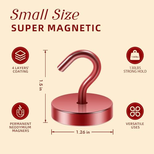 Neosmuk Magnetic Hooks Steel Tube Design - Image 6