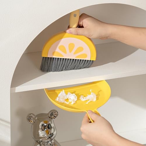 Mini Dustpan and Brush Set, Mini Household Lightweight Small Broom and Dustpan - Image 7