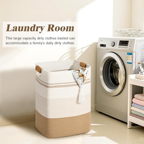Laundry Hamper, 85L Tall Laundry Basket - Image 4
