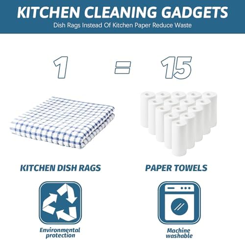 Nialnant 8 Pcs Dish Rags for Washing Dishes - Image 5