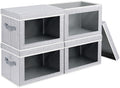 Homsorout Storage Boxes with Lids by Homsorout