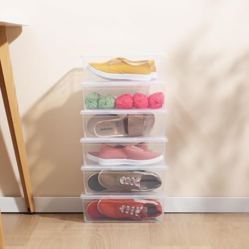 novelinks 6 Pack 6QT Plastic Storage Bins - Image 2