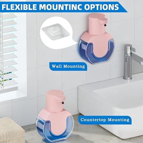2Pack Automatic Soap Dispenser Touchless, Rechargeable Foaming Soap Dispenser - Image 5