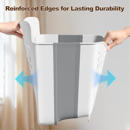 Spreezy Collapsible Laundry Basket Plastic, Small Laundry Hamper 18L - Image 5