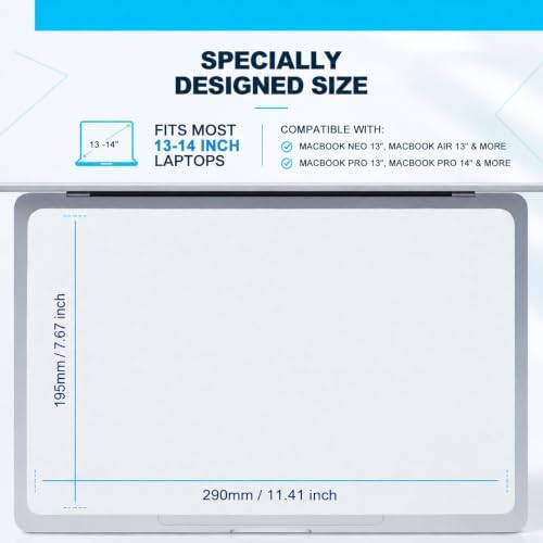 2 Pack Microfiber Liner Cleaning Cloth Screen Keyboard Imprint Protection - Image 2