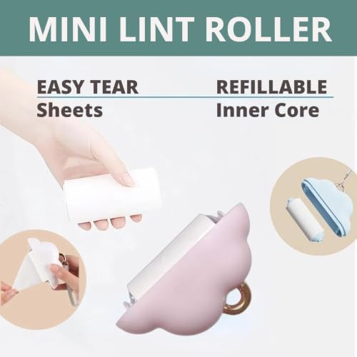 Portable Lint Roller 150 Sheets Travel Size, Mini Lint Roller - Image 3