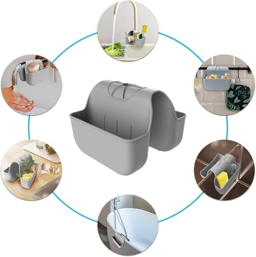 Silicone Sponge Holder for Kitchen Sink Caddy 1Pc - Image 5