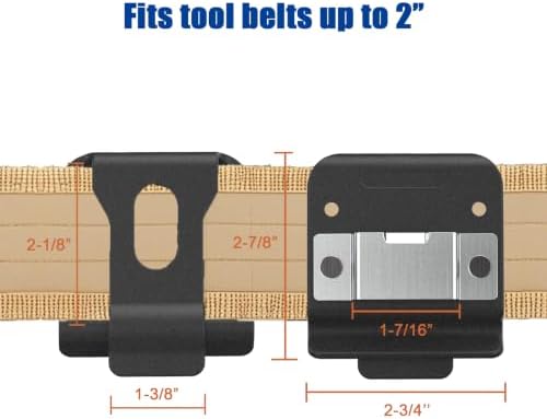 1-Pack Tape Measure Holder Belt Clip - Image 5