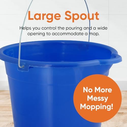 Superio 2.75 Gallon Plastic Mop Bucket - Image 5